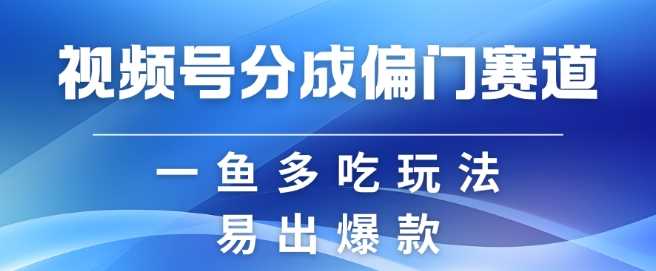 视频号创作者分成计划偏门类目，容易爆流，实拍内容简单易做【揭秘】-创客网