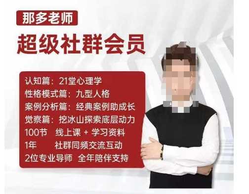 那多老师超级社群会员：开启自我探索之路，提升内在力量-创客网