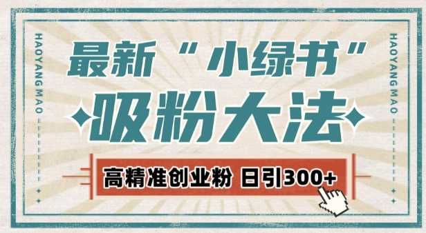 最新自动化“吸粉术”，小绿书激活私域流量，每日轻松吸引300+高质精准粉!-创客网