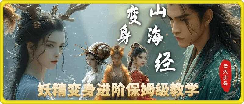 云天AI山海经变身视频教程，妖精变身进阶保姆级教学-创客网