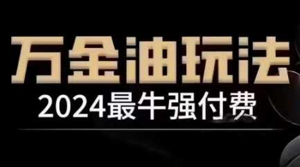 2024最牛强付费，万金油强付费玩法，干货满满，全程实操起飞（更新12月）-创客网