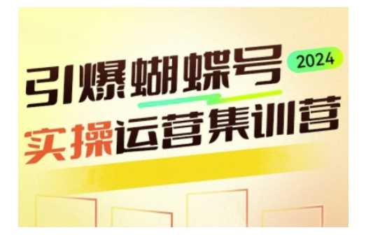 引爆蝴蝶号实操运营，助力你深度掌握蝴蝶号运营，实现高效实操，开启流量变现之路-创客网